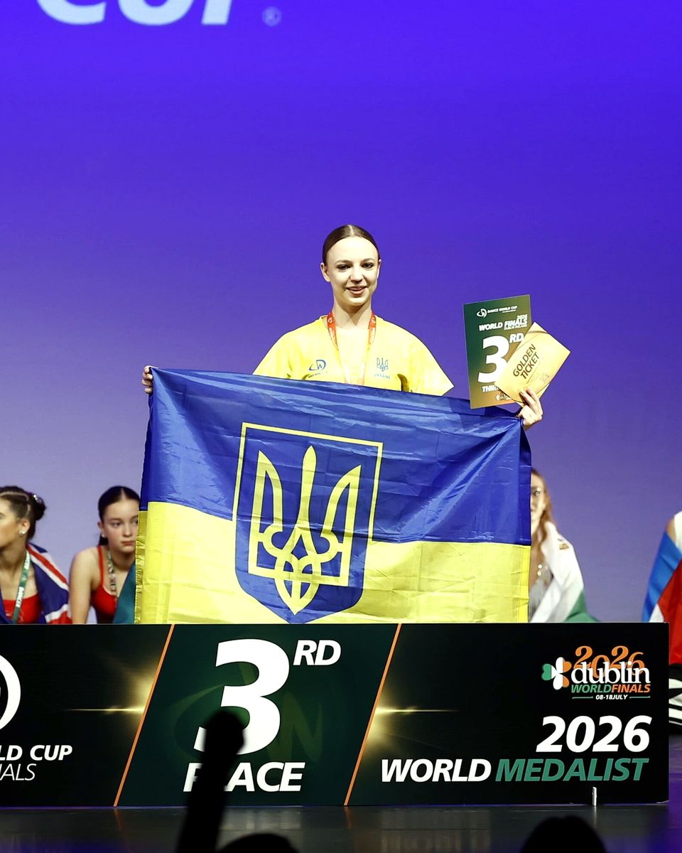 Нагородження Dance World Cup Finals 2026, Дублін: бронзова призерка збірної України